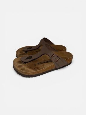 Birkenstock Gizeh Habana Oiled Leather Sandals